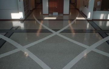 Flooring Inlay at ERMA BYRD Higher Education Center